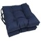 16-inch Outdoor Spun Polyester Square Tufted Chair Cushions (Set of 2) - Azul